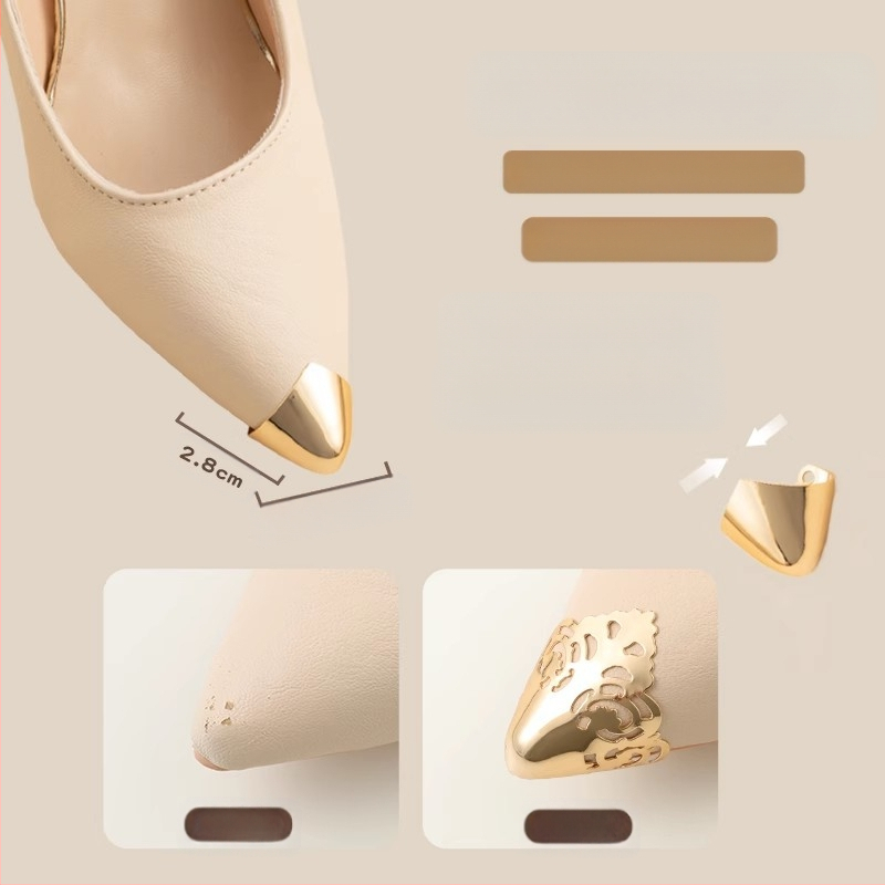 Pirštų apsauga, Pirštų apsauga, Spyrių nepraleidžiantis batų galiukas, Odinis batų galiukų užvalkalas, Aukštakulnių taisymas, Smailių pirštų krepšys, Metalinis pirštų galvos artefaktas