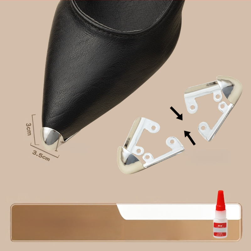 Pirštų apsauga, Pirštų apsauga, Spyrių nepraleidžiantis batų galiukas, Odinis batų galiukų užvalkalas, Aukštakulnių taisymas, Smailių pirštų krepšys, Metalinis pirštų galvos artefaktas