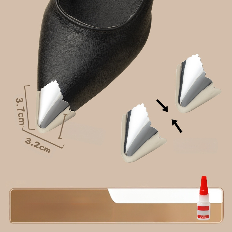 Pirštų apsauga, Pirštų apsauga, Spyrių nepraleidžiantis batų galiukas, Odinis batų galiukų užvalkalas, Aukštakulnių taisymas, Smailių pirštų krepšys, Metalinis pirštų galvos artefaktas