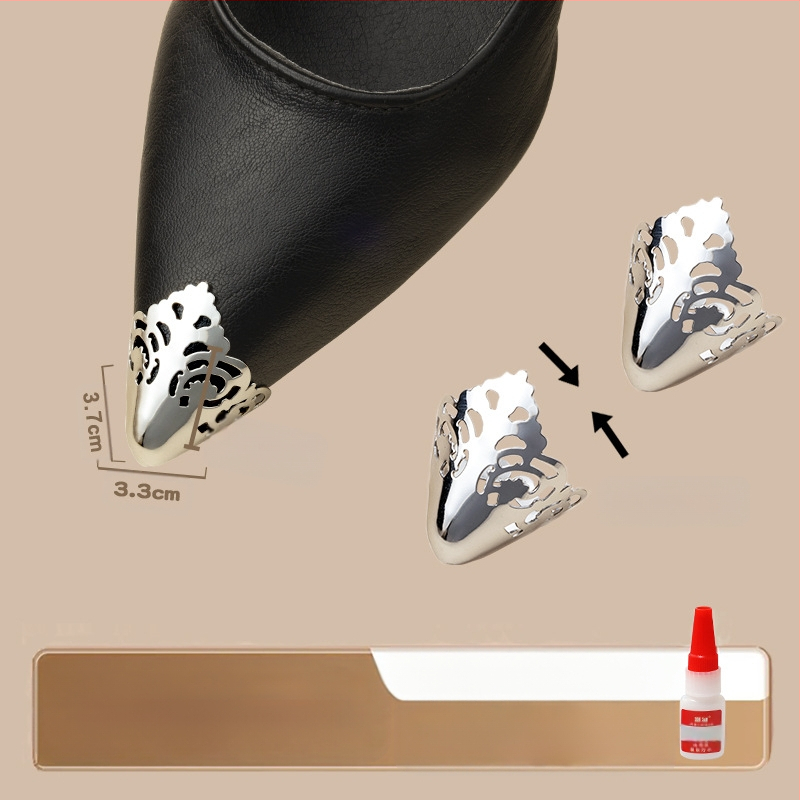 Pirštų apsauga, Pirštų apsauga, Spyrių nepraleidžiantis batų galiukas, Odinis batų galiukų užvalkalas, Aukštakulnių taisymas, Smailių pirštų krepšys, Metalinis pirštų galvos artefaktas