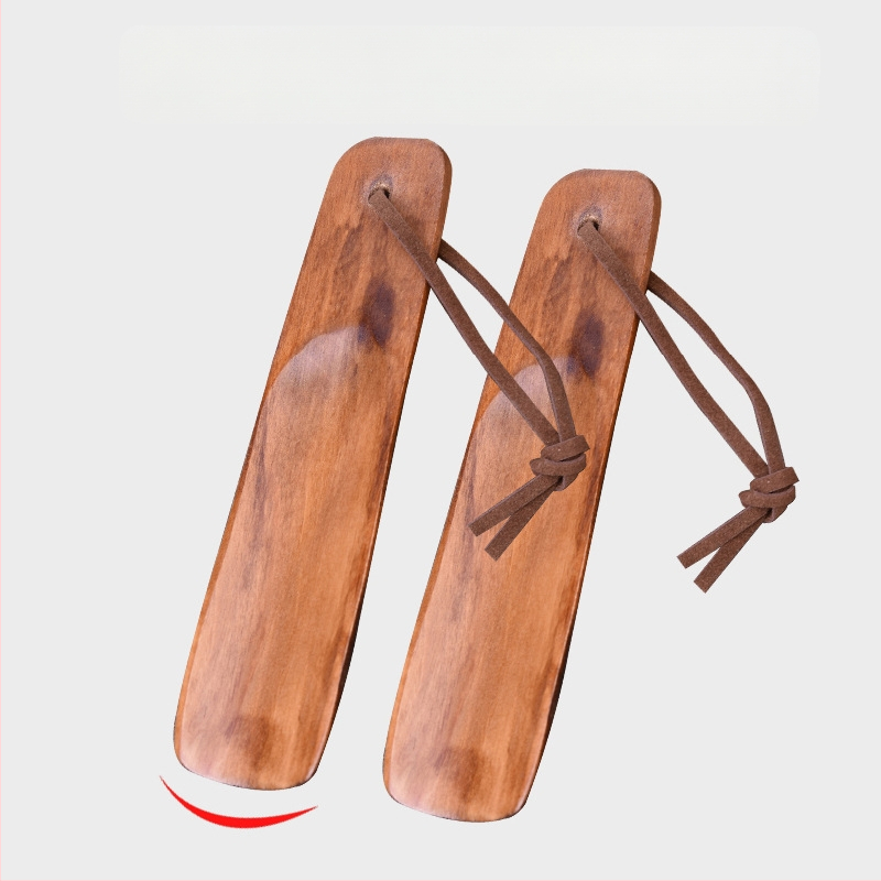 Laisk kingatõmbaja 15,5 cm puidust kingatõmbaja lehmanahast köiega majapidamiskingatõmbaja kingatõstja kingatarvikud laser