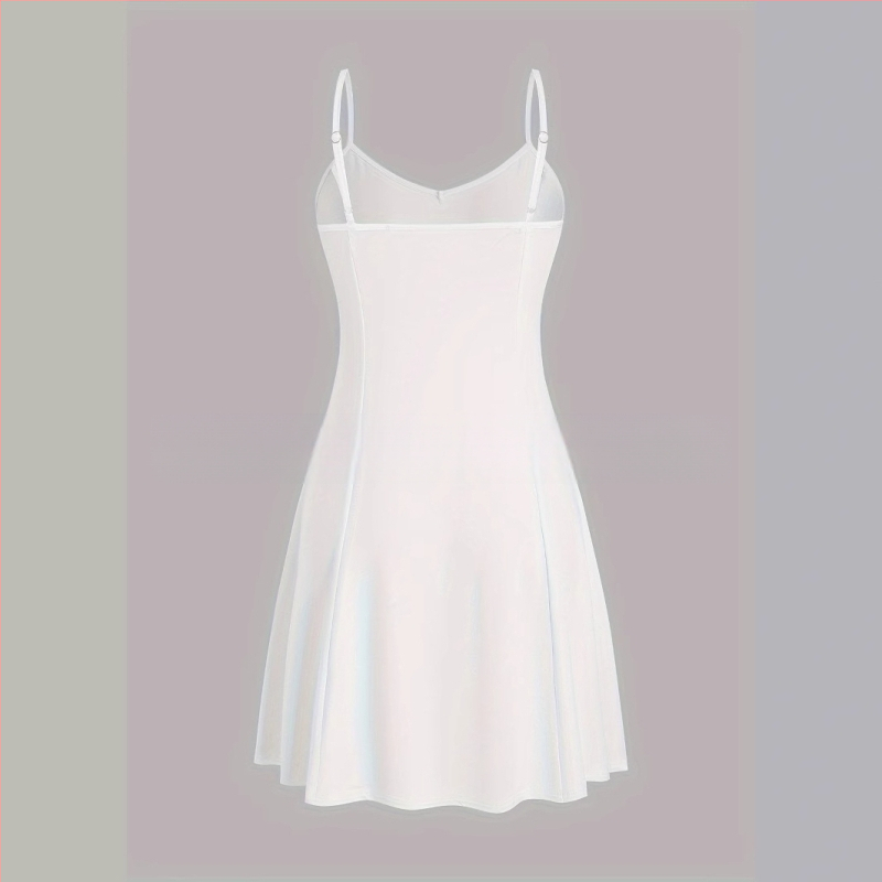 Rochie lungă, linie A, cu volane, din linie, pentru femei europene și americane, de culoare solidă, cu dantelă și volane transparente