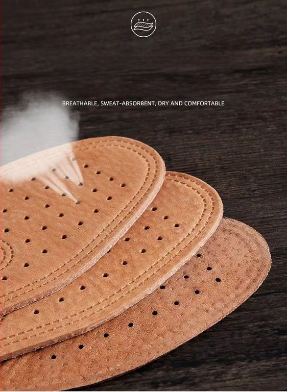 Natūralios odos vidpadžiai vyrams, prakaitą sugeriantys, kvėpuojantys, sustorinti sportiniai minkšti vidpadžiai moterims, patogūs kiaulės odos vidpadžiai