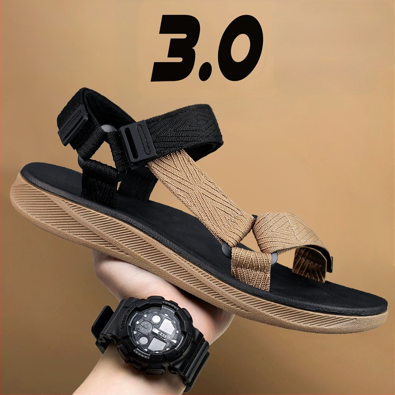 Sandale vietnameze pentru bărbați, vară nouă, cu talpă moale EVA, pentru plajă, 2024