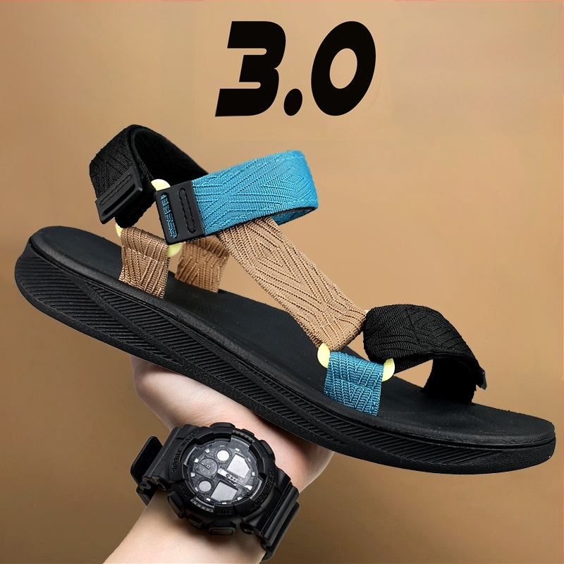 Sandale vietnameze pentru bărbați, vară nouă, cu talpă moale EVA, pentru plajă, 2024
