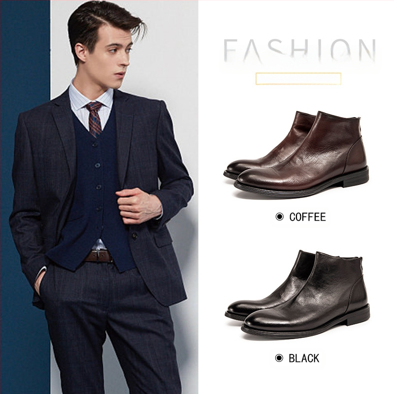 1988–2022 m. žiemos nauji vyriški natūralios odos Martino aulinukai, viršutinio sluoksnio, karvės odos laisvalaikio vyriški aulinukai