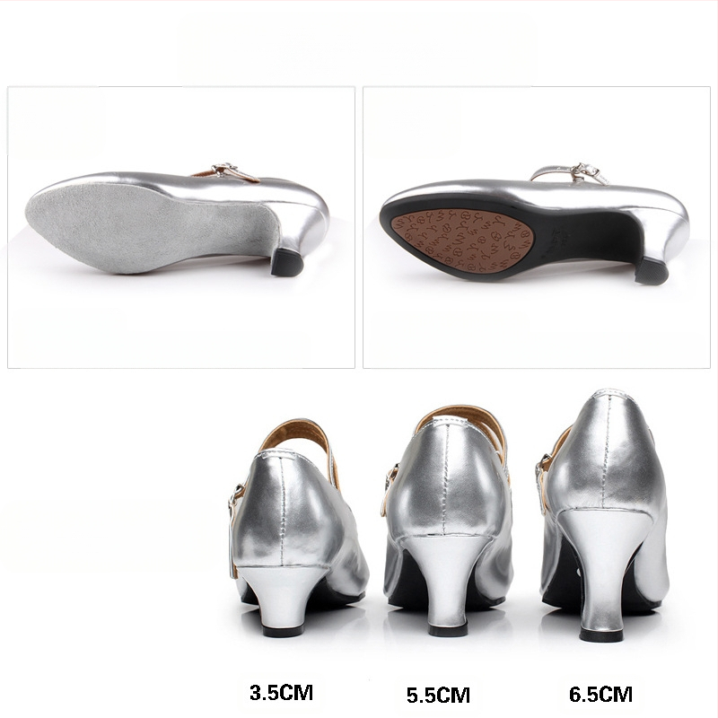 Palaikykite mišrios partijos Lotynų Amerikos šokių batelius, vieno diržo, šiuolaikinių šokių batelius, kvadratinius šokių batelius, guminius padus, moteriškus, plaukų kartos batelius