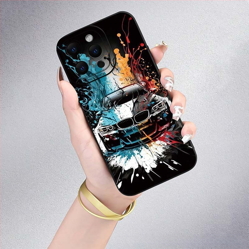 Tintes šļakatu maciņš Apple 14ProMax/15/16 personībai iPhone13/12/11 silikona aizsargvāciņš 78