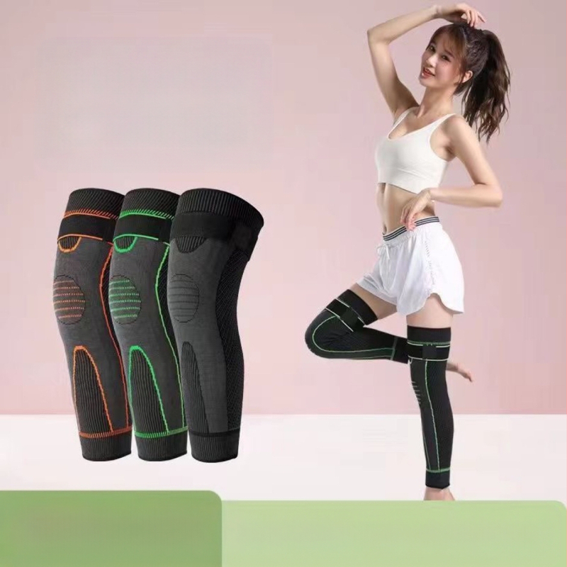 Dlhé fleecové teplé chrániče kolien pre mužov a ženy, staré studené nohy, protišmykové chrániče kolien, veľkoobchod s dlhými nylonovými popruhmi, chrániče kolien z paliny