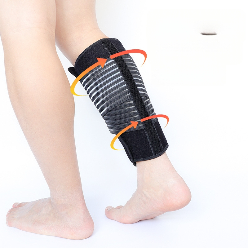 Uus sportlik elastne topeltkompressioonside sääre jooksukokkusurumiseks, reguleeritav takjapaelaga