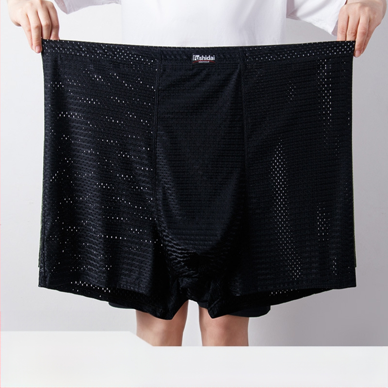 2–3 kõrge vöökohaga Ice Silk meeste aluspesu, suured suurused, hulgimüügihind 70,00 kg, suvised uued tooted