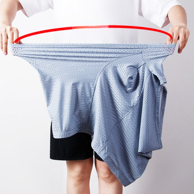 2–3 kõrge vöökohaga Ice Silk meeste aluspesu, suured suurused, hulgimüügihind 70,00 kg, suvised uued tooted