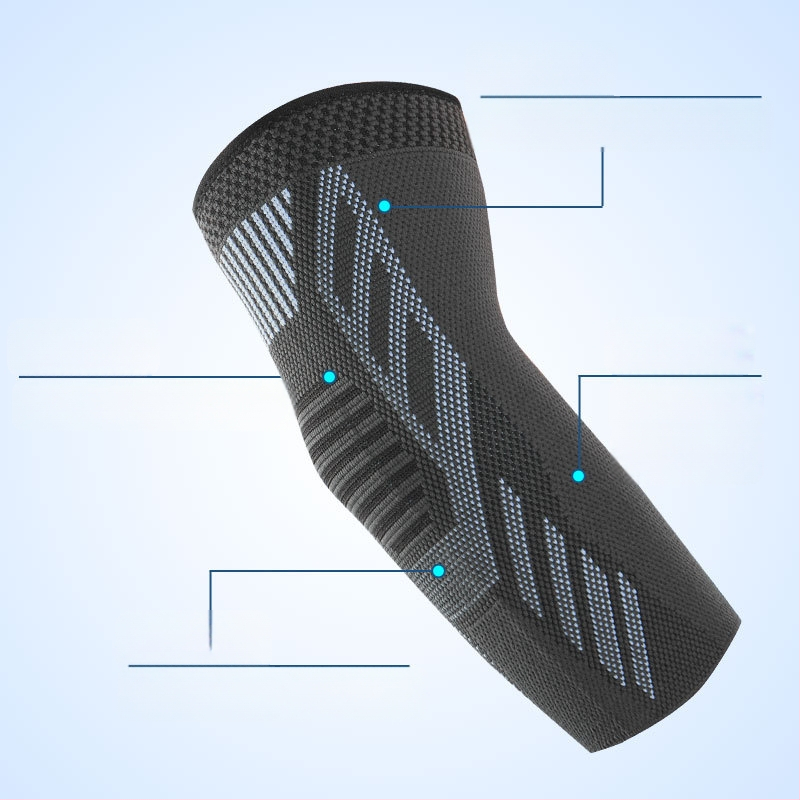 Sportlikud küünarnukikaitsed meestele, õues jalgrattasõiduks, korvpalliks, hingavad, higi imavad, rõhu all olevad kootud küünarnukikaitsed, soojad tootjad hulgimüügist