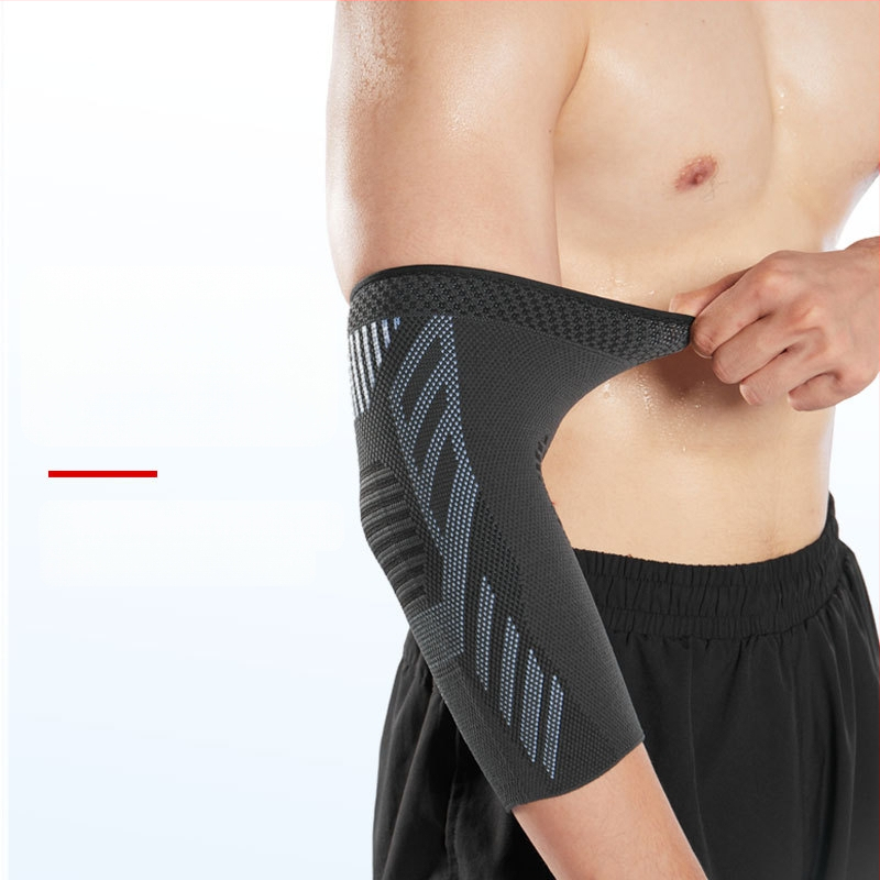 Sportlikud küünarnukikaitsed meestele, õues jalgrattasõiduks, korvpalliks, hingavad, higi imavad, rõhu all olevad kootud küünarnukikaitsed, soojad tootjad hulgimüügist