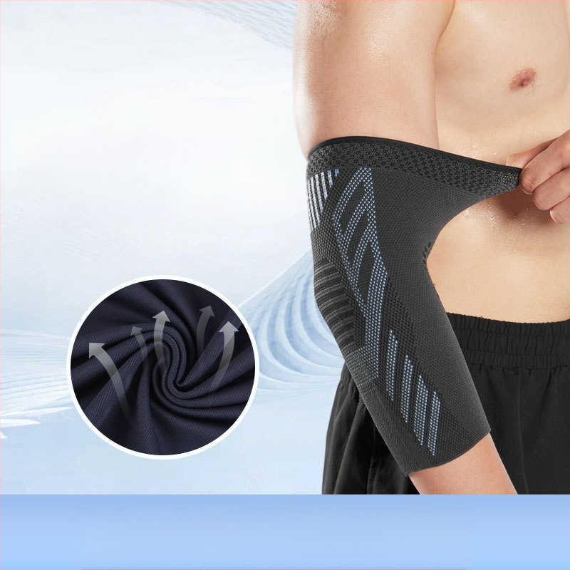 Sportlikud küünarnukikaitsed meestele, õues jalgrattasõiduks, korvpalliks, hingavad, higi imavad, rõhu all olevad kootud küünarnukikaitsed, soojad tootjad hulgimüügist