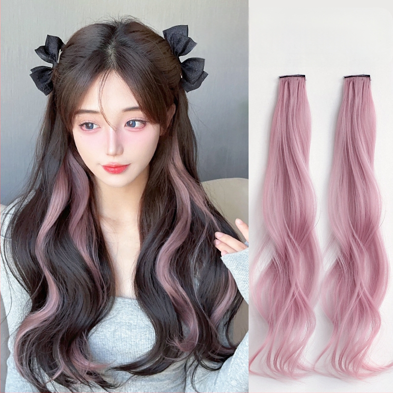 Kabantys ausų plaukų dažai garbanoti plaukai pertraukiamieji dažai moteriški vienetiniai nematomos spalvos plaukų priaugintuvai purūs balinimas ir dažymas ilgi plaukai