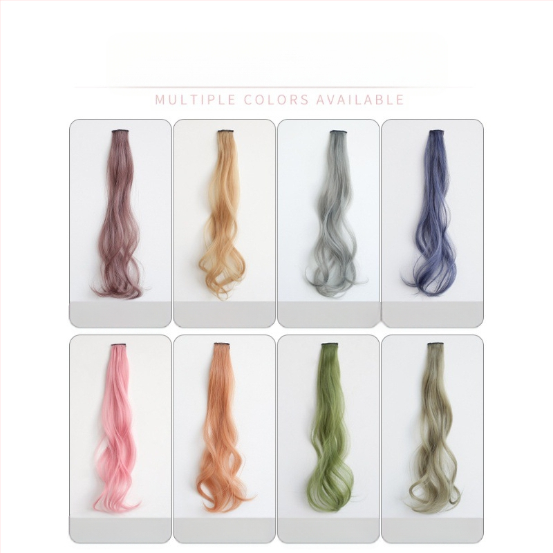 Kabantys ausų plaukų dažai garbanoti plaukai pertraukiamieji dažai moteriški vienetiniai nematomos spalvos plaukų priaugintuvai purūs balinimas ir dažymas ilgi plaukai