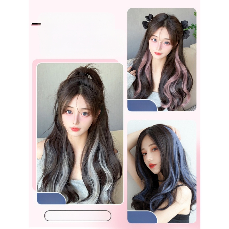 Kabantys ausų plaukų dažai garbanoti plaukai pertraukiamieji dažai moteriški vienetiniai nematomos spalvos plaukų priaugintuvai purūs balinimas ir dažymas ilgi plaukai