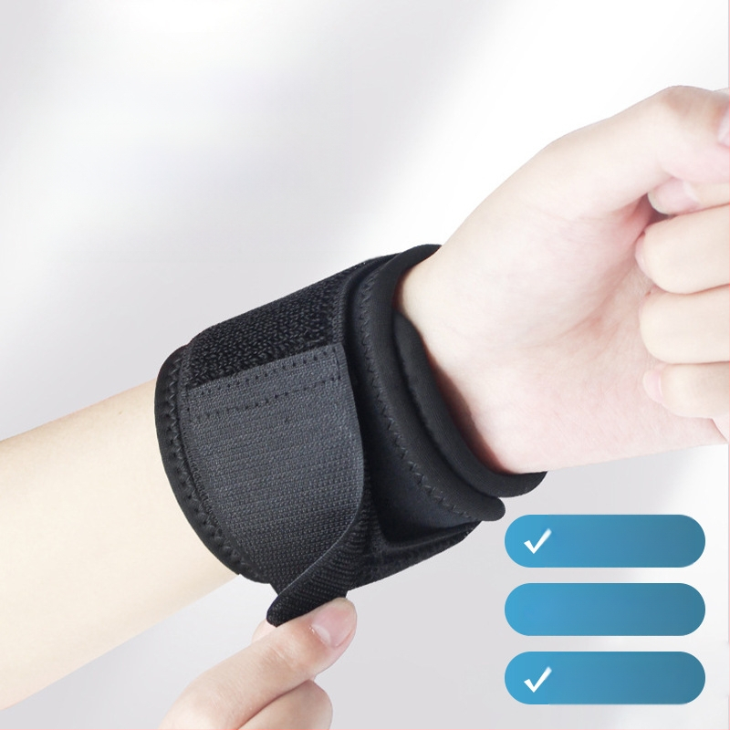 Športový elastický náramok Crossborder Sports s nastaviteľným popruhom na zápästie so suchým zipsom