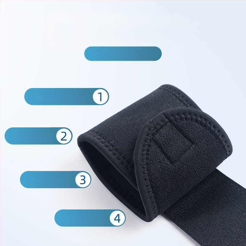 Športový elastický náramok Crossborder Sports s nastaviteľným popruhom na zápästie so suchým zipsom