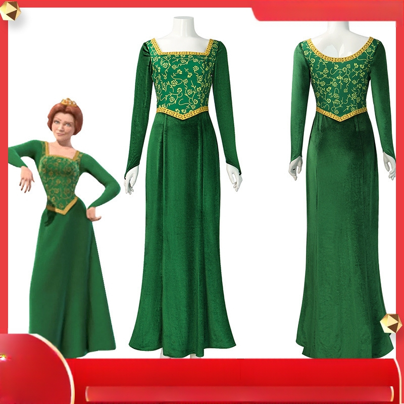 σε απόθεμα Ενήλικες Παιδιά Κινούμενα Σχέδια Τέρας Σρεκ Πριγκίπισσα Φιόνα cosplay Γυναικεία Ρούχα