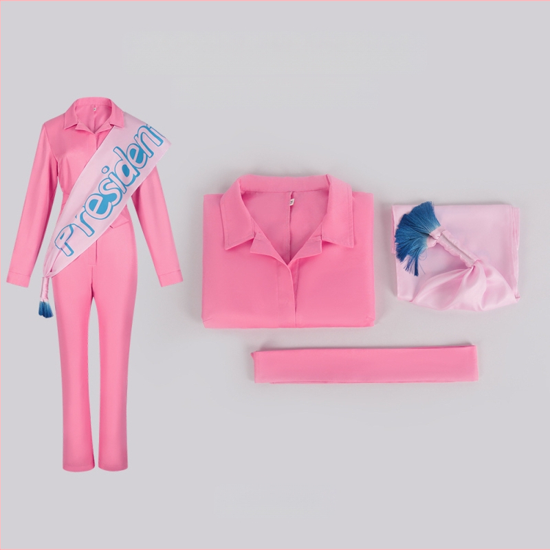 Roosa Jumpsuit Cos Suit Beach Halloween Cosplay Cosplay kostüüm naistele