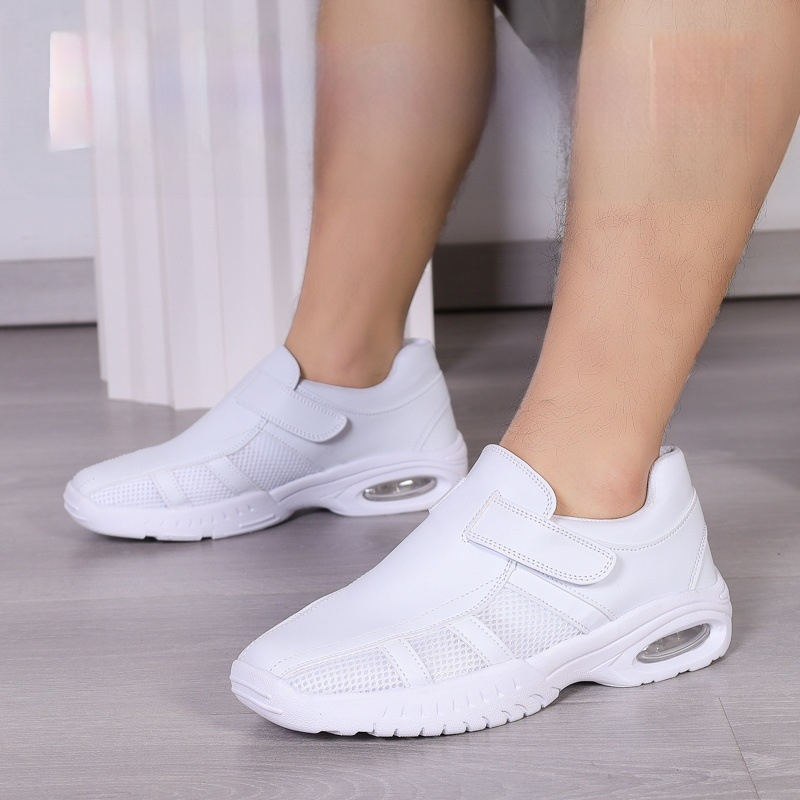 Piiriülene pluss-suuruses haiglagrupp ostab hingavaid meeste õdede jalatseid, naiste jalatseid, valgeid jalatseid pehme tallaga.