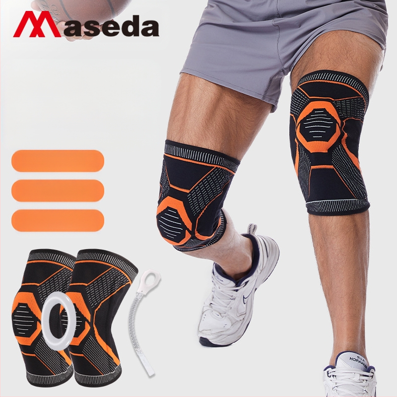 Uus silikoonist vedruga põlvekedra libisemisvastane põlvetugi soe hüppenöör jalgrattasõidu mägironimise silikoonist rõngas spordi põlvekedra