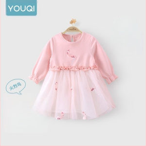 Φόρεμα Youqi για κορίτσια φθινόπωρο 2024 νέα φούστα πριγκίπισσας για μωρά, παιδική φούστα άνοιξης και φθινοπώρου