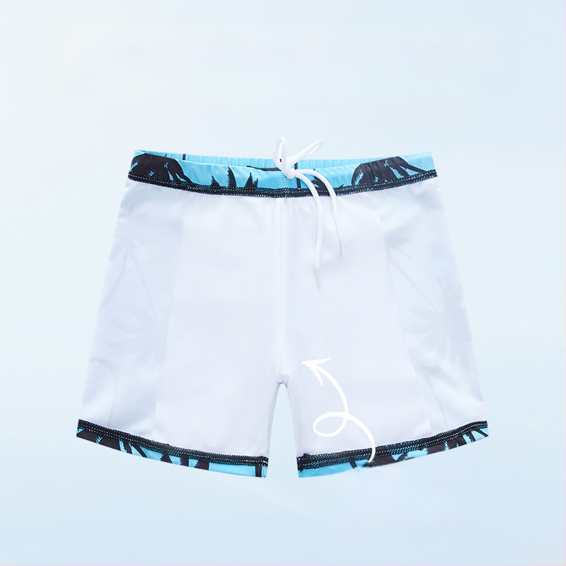 Laste ujumisriided Poiste keskmised ja suured lapsed Split 2025 uued poiste ujumisriided Ujumispüksid Päikesekaitsekreemi ujumisriided kuumaveeallikatele