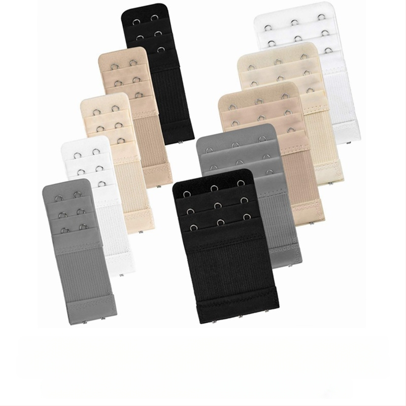 10 dalių liemenėlės sagčių, tarpvalstybinių derinių, elastinės juostelės, trys eilės, dvi sagtys, trys sagtys, apatinių sagčių prailginimas, liemenėlės aksesuarai