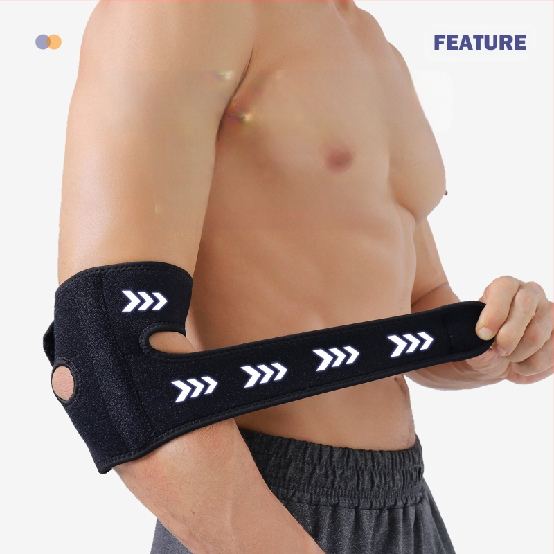 Välisportimiseks mõeldud pallitreening jooksmiseks, reguleeritav, fikseeritud, mugav, hingav, lööke neelav küünarnukikaitse, hulgimüük