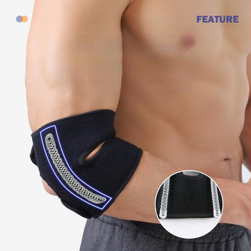 Välisportimiseks mõeldud pallitreening jooksmiseks, reguleeritav, fikseeritud, mugav, hingav, lööke neelav küünarnukikaitse, hulgimüük