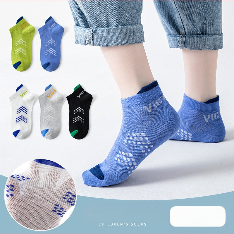 Dječje čarape za proljeće i ljeto, tanke dječje sportske prozračne mrežaste čarape za srednje i velike dječje čarape, ljetne studentske pamučne čarape za plima