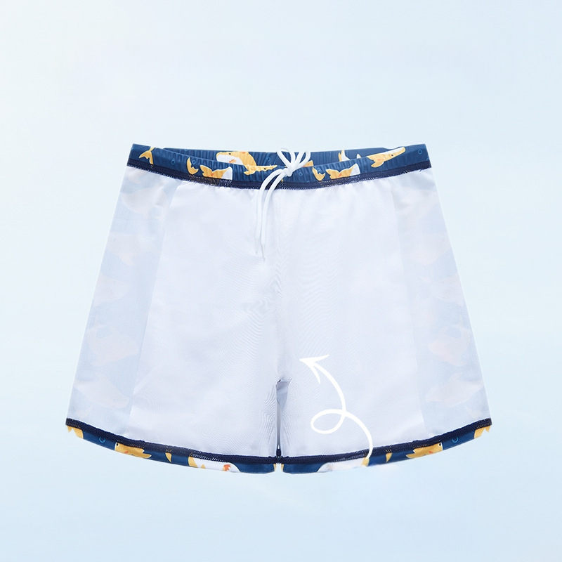 Dječji kupaći kostim s crtanim printom dupina, kupaći kostim u rascjepljenom stilu, za dječake srednje i velike veličine, kupaći kostim za bebe na zalihi