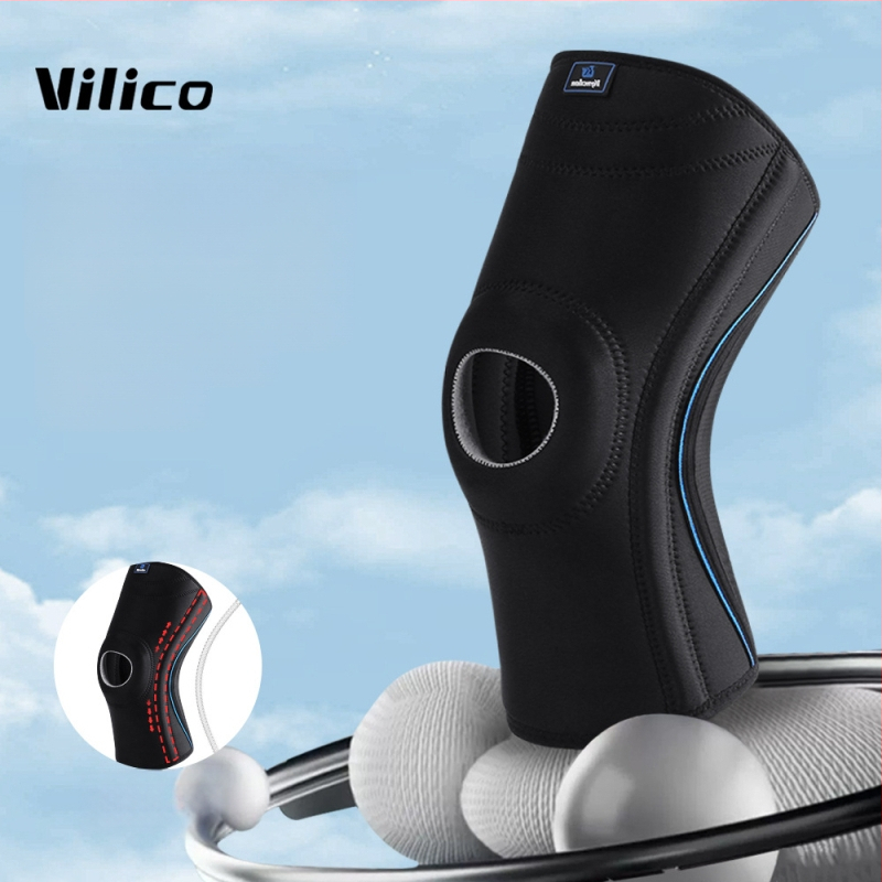 Välisportimiseks mõeldud kokkupõrkevastased põlvekaitsmed silikoonist libisemiskindlad fitness-jalgrattasõidu mägironimise jooksmiseks mõeldud vedrutoe põlvekaitsmed hulgimüük