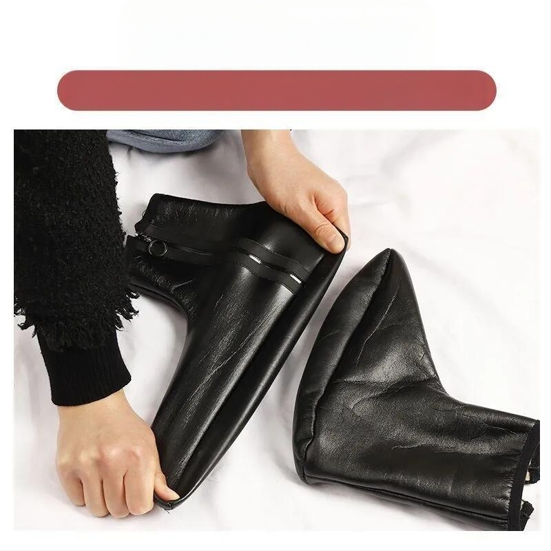 Täiskasvanute soojad sokid meestele ja naistele, talveks paksendatud kootud libisemiskindlad kõrge toruga sokid, veekindlad sisesokid