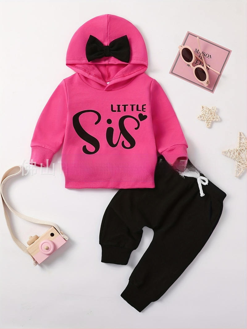 eaby Aliexpress Amazon ins Popularno europsko i američko odijelo s kapuljačom i slovom Odijelo s kapuljačom i mašnom s slovom