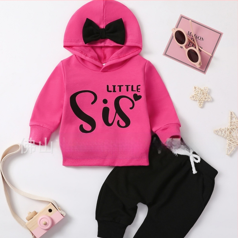 eaby Aliexpress Amazon ins Popularno europsko i američko odijelo s kapuljačom i slovom Odijelo s kapuljačom i mašnom s slovom