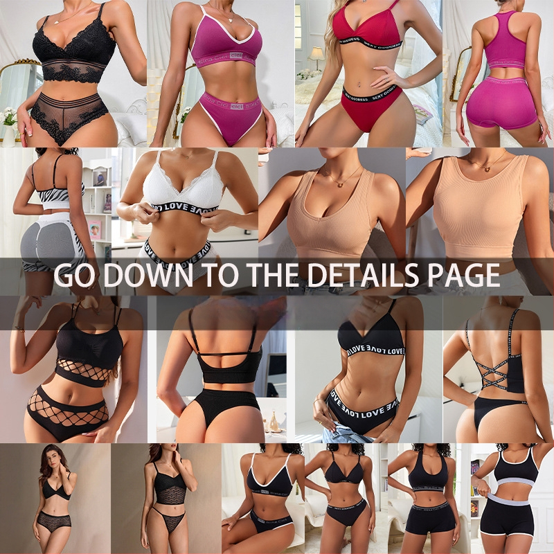 Euroopa ja Ameerika Ühendriikide piiriülene TEMU seksikas aluspesuülikond SHEIN elastsed puusapüksid, lühikesed püksid, Amazoni rinnahoidja