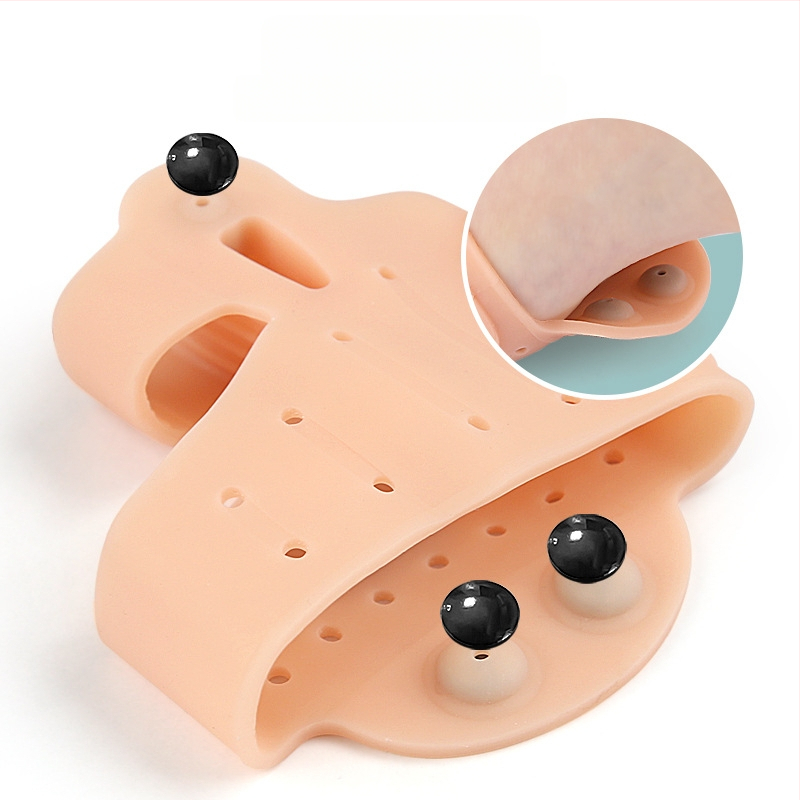 Pöidla valgus-varba jagaja paksendatud magnetiga jala lööke neeldav massaaži esijala padi topeltavaga Suure jala luuortoos