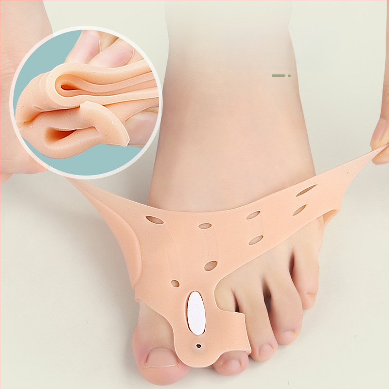 Pöidla valgus-varba jagaja paksendatud magnetiga jala lööke neeldav massaaži esijala padi topeltavaga Suure jala luuortoos