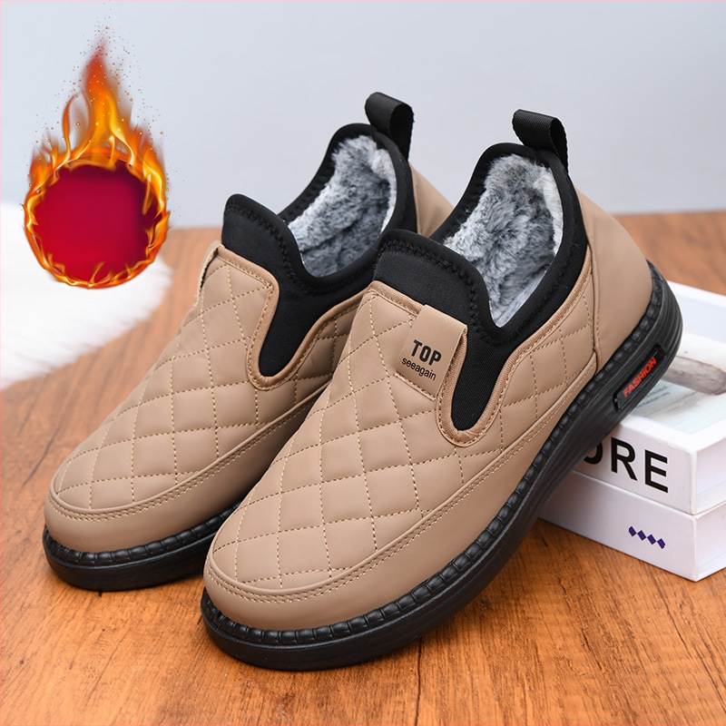 Plišane mamine cipele 2024. zima, nove vodootporne ležerne ženske pamučne cipele s mekim potplatom, tople snježne čizme za žene