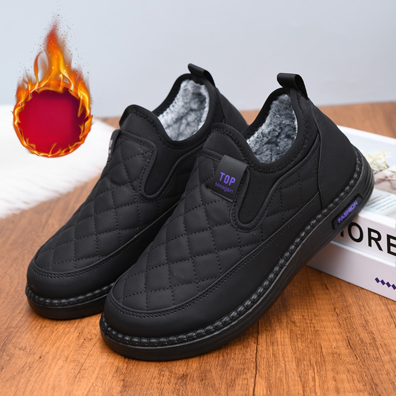 Plišane mamine cipele 2024. zima, nove vodootporne ležerne ženske pamučne cipele s mekim potplatom, tople snježne čizme za žene