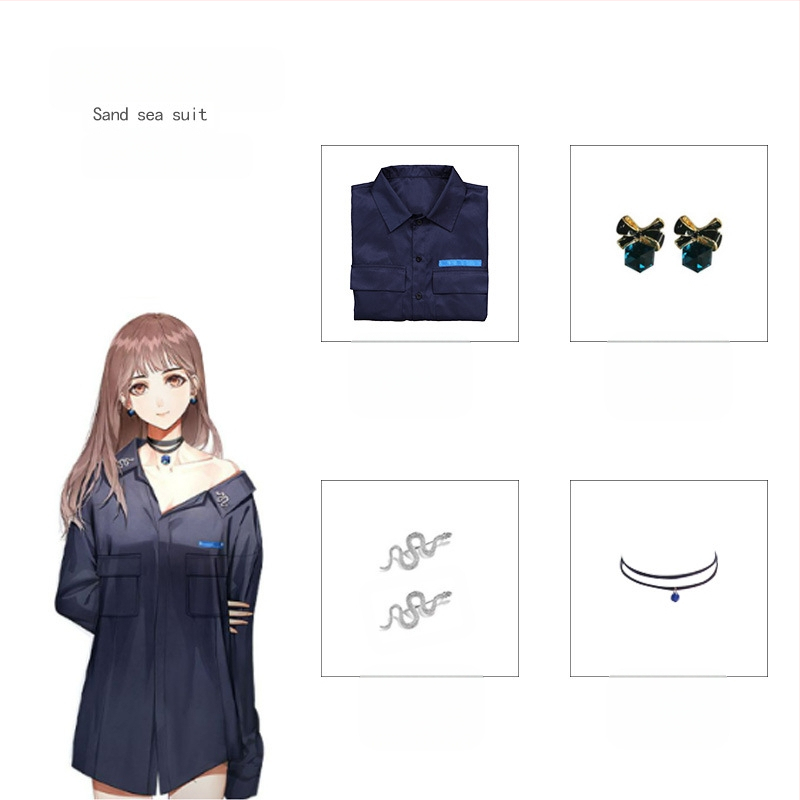 Valguse ja öö armastuse cosplay riided Youyou suvine naismeister valguse armastus unetu öö SHA mi Haiyou särk naissoost COS