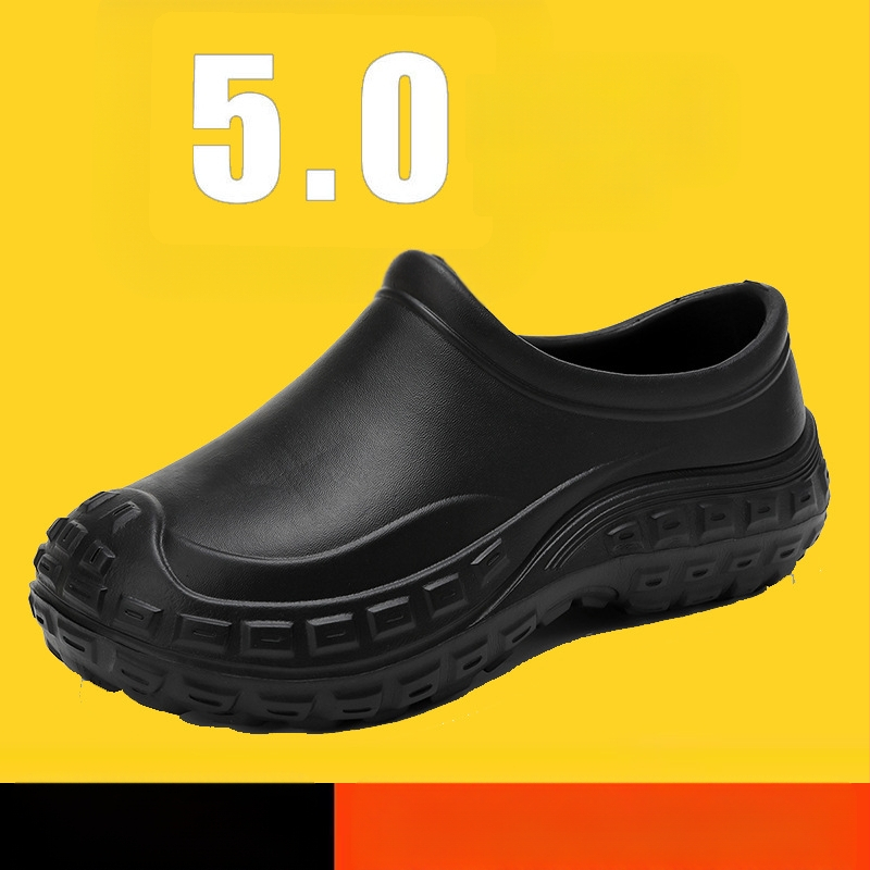 Χονδρικά παπούτσια κουζίνας με ένα πεντάλ σεφ, τρία παπούτσια κουζίνας με αντιολισθητική σόλα, χοντρή σόλα και ανθεκτικά στη φθορά ανδρικά αποσμητικά παπούτσια