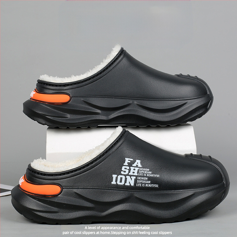 Zimné pánske topánky s bavlnenou výstelkou, polopriedušné a mäkké, s flísovou podšívkou, teplé, protišmykové, nepremokavé a chladuvzdorné snežné topánky.