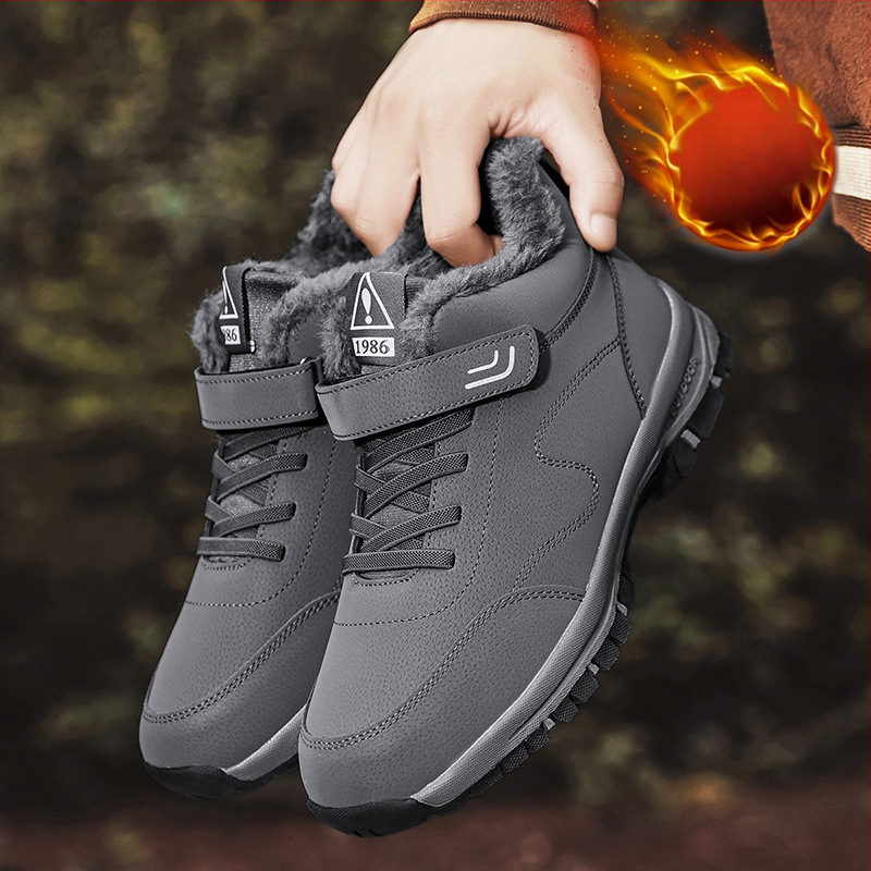 Prekogranične čizme za snijeg, muške i ženske zimske muške cipele s flis podstavom od zadebljanog pamuka, tople muške čizme, visoke cipele srednjeg donjeg dijela, na zalihi veleprodaja