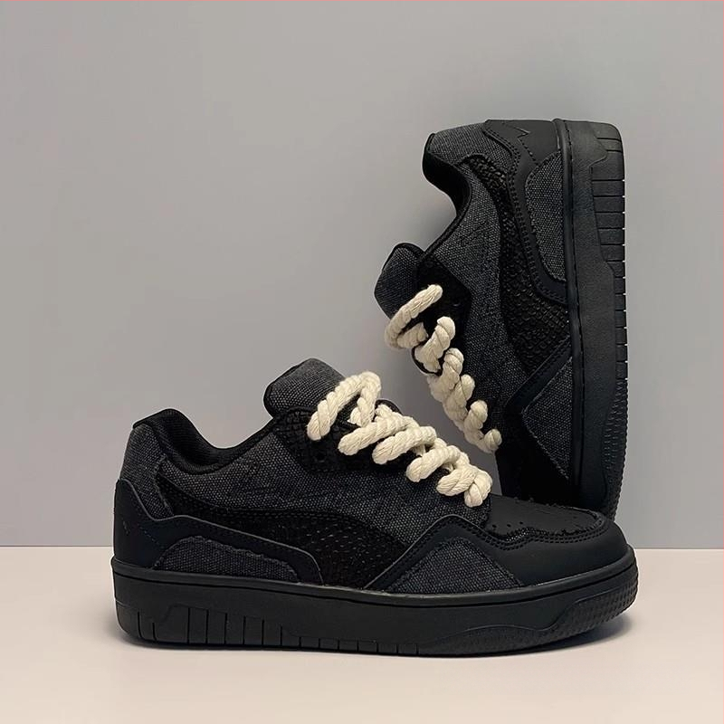 Jesenske tenisice za muškarce, ležerne, svestrane, moderne cipele, crni ratnik iz Hong Konga, trendi brend, vrhunski osjećaj, trendi, zgodan dizajn, niša