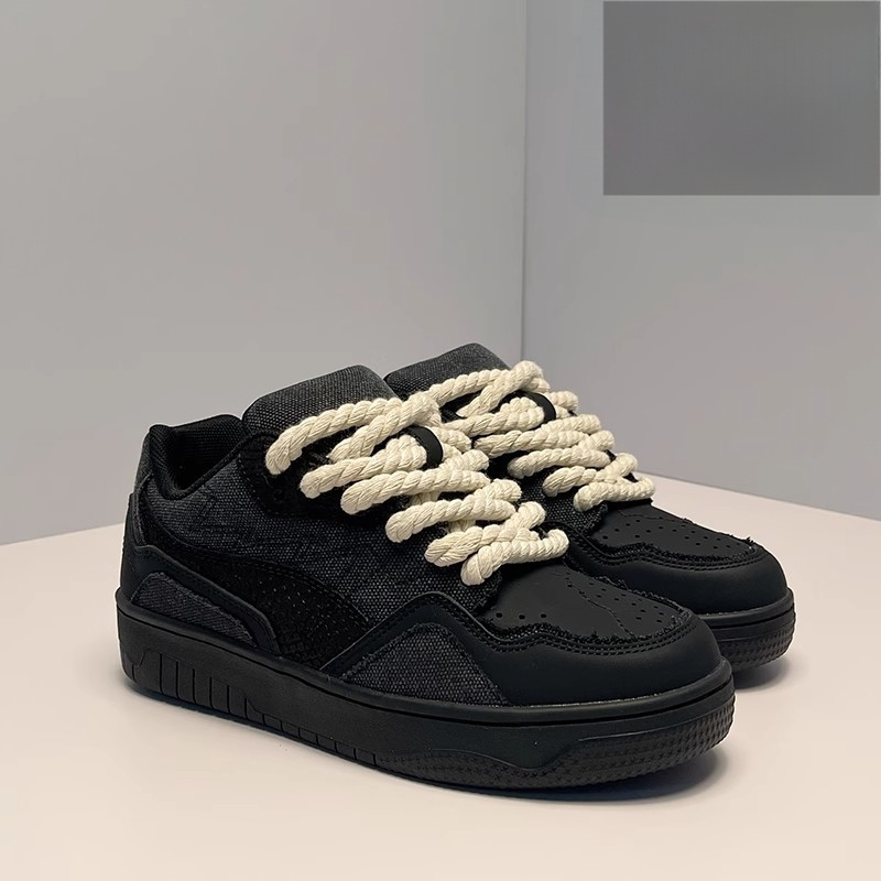 Jesenske tenisice za muškarce, ležerne, svestrane, moderne cipele, crni ratnik iz Hong Konga, trendi brend, vrhunski osjećaj, trendi, zgodan dizajn, niša